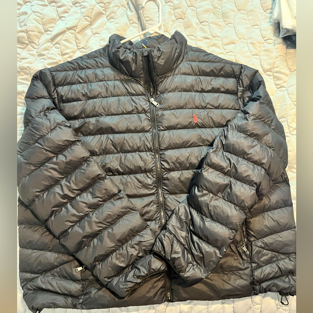 Ralph Lauren Navy Packable Down Jacket
